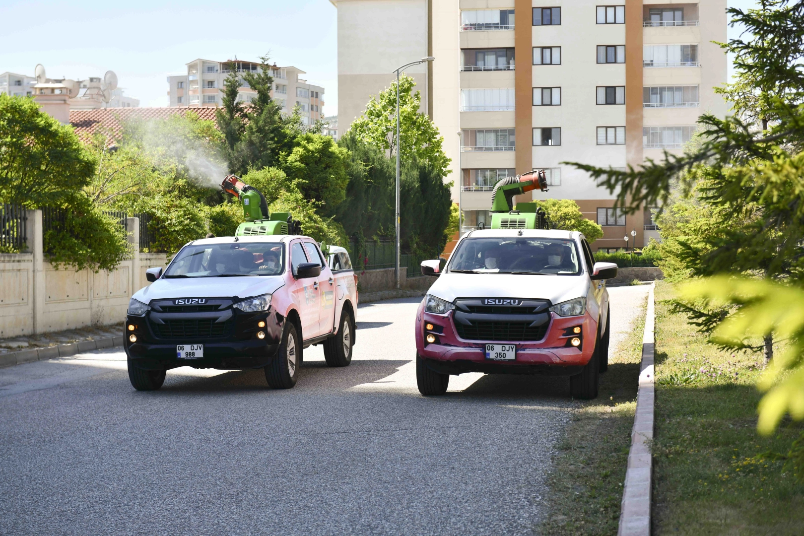 Ankara&rsquo;da yaz boyu ila&ccedil;lama &ccedil;alışmaları s&uuml;r&uuml;yor