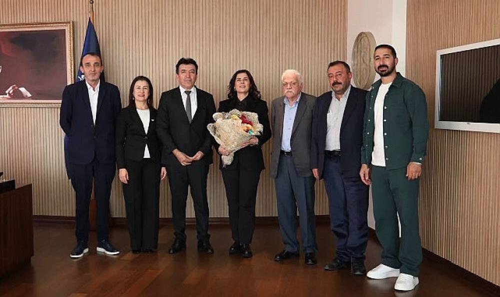 Başkan &Ccedil;er&ccedil;ioğlu'na Nazilli Lokantacılar ve Kasaplar Odası Başkanı Arslan'dan ziyaret