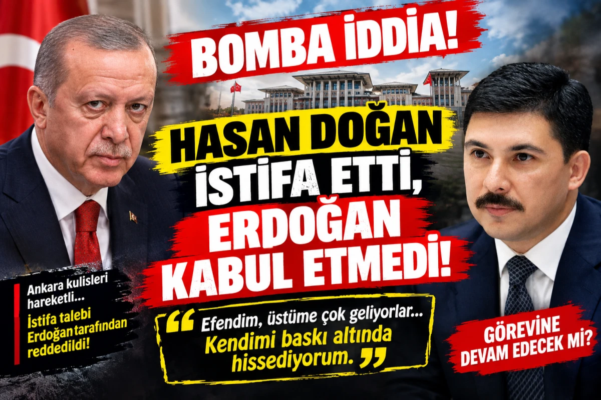 bomba iddia: Hasan Doğan istifa etti, Erdoğan kabul etmedi! 