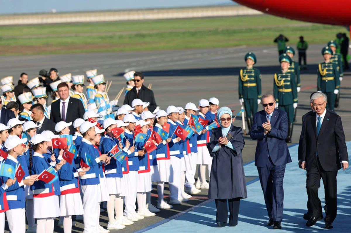 Cumhurbaşkanı Erdoğan Kazakistan&rsquo;a Ulaştı