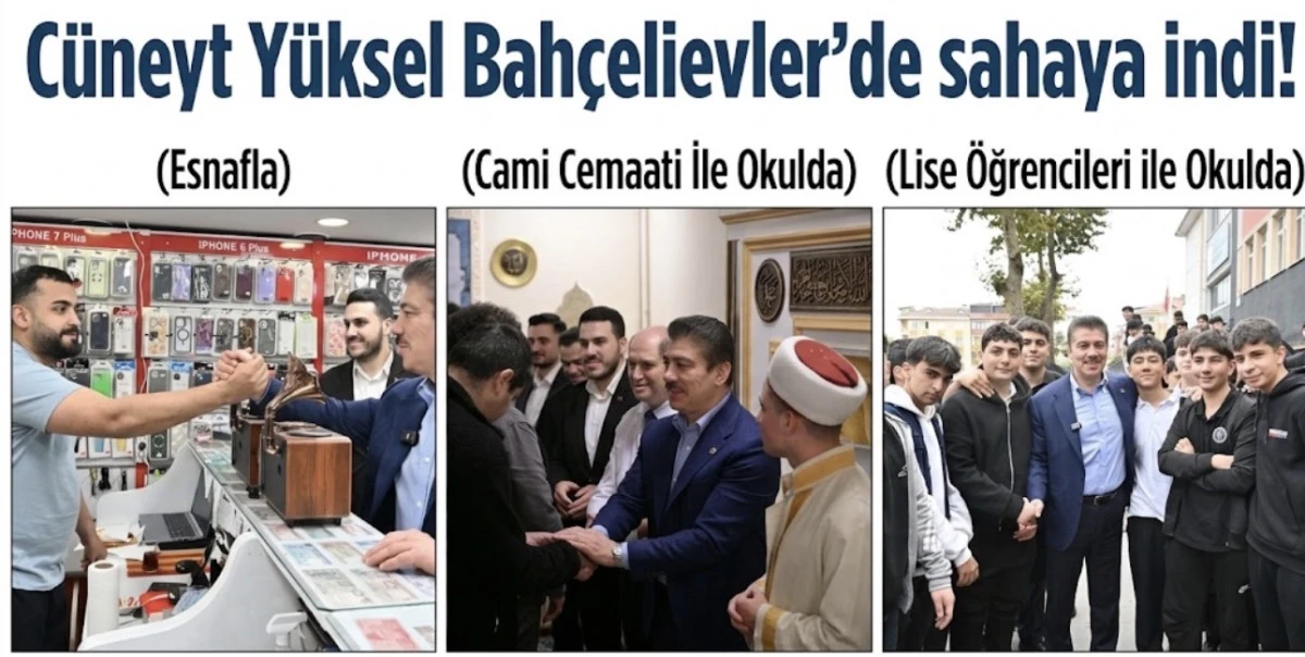 C&uuml;neyt Y&uuml;ksel Bah&ccedil;elievler&rsquo;de sahaya indi !