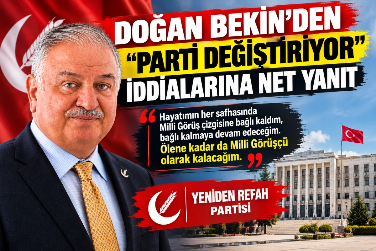 DOĞAN BEKİN&rsquo;DEN &ldquo;PARTİ DEĞİŞTİRİYOR&rdquo; İDDİALARINA NET YANIT 
