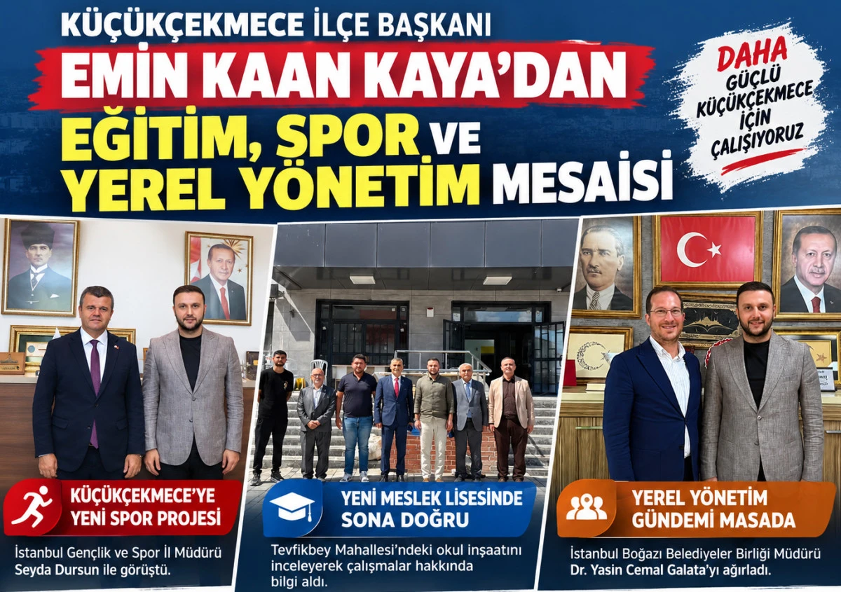 Kaya&rsquo;dan eğitim spor ve yerel y&ouml;netim mesaisi