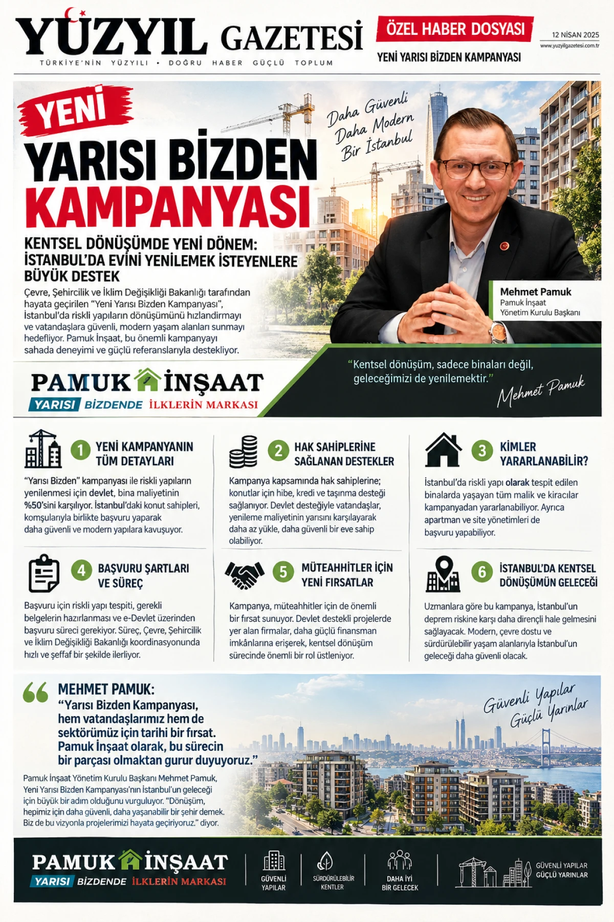 KENTSEL D&Ouml;N&Uuml;Ş&Uuml;MDE YENİ D&Ouml;NEM!