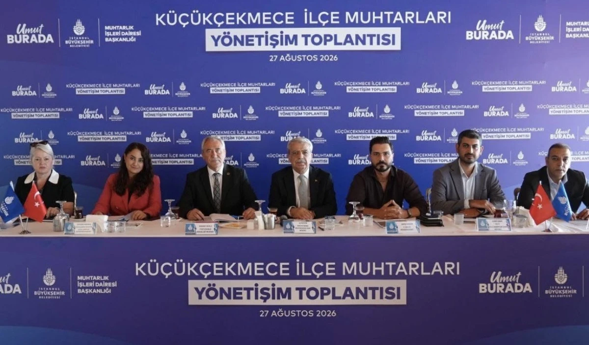 K&uuml;&ccedil;&uuml;k&ccedil;ekmece Muhtarları Sorunları İBB&rsquo;ye Taşıdı: Talepler Masaya Yatırıldı 