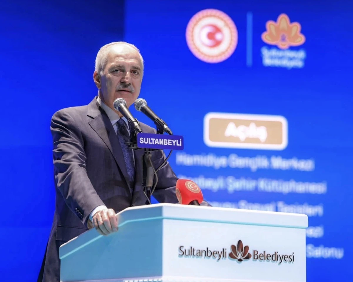 Numan Kurtulmuş Sultanbeyli&rsquo;de Toplu A&ccedil;ılış ve Temel Atma T&ouml;renine Katıldı 