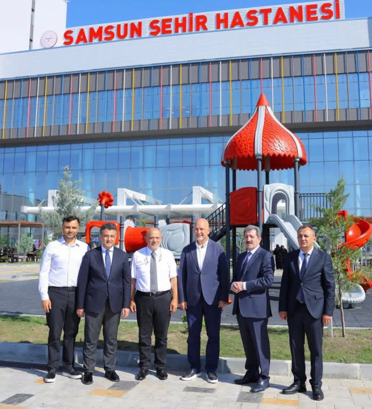 Soylu'dan Samsun Şehir Hastanesi'ne Ge&ccedil;miş Olsun Ziyareti