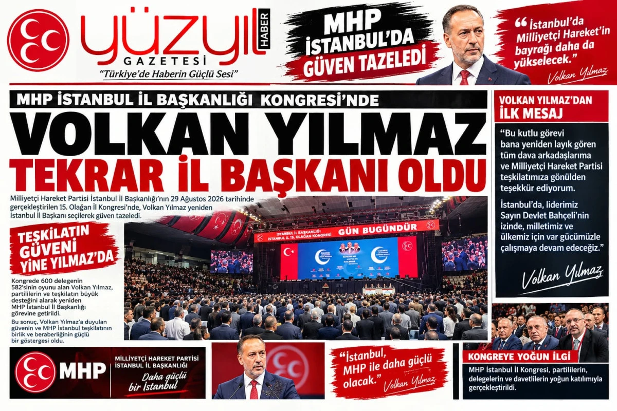VOLKAN YILMAZ G&Uuml;VEN TAZELEYEREK BAŞKAN SE&Ccedil;İLDİ...