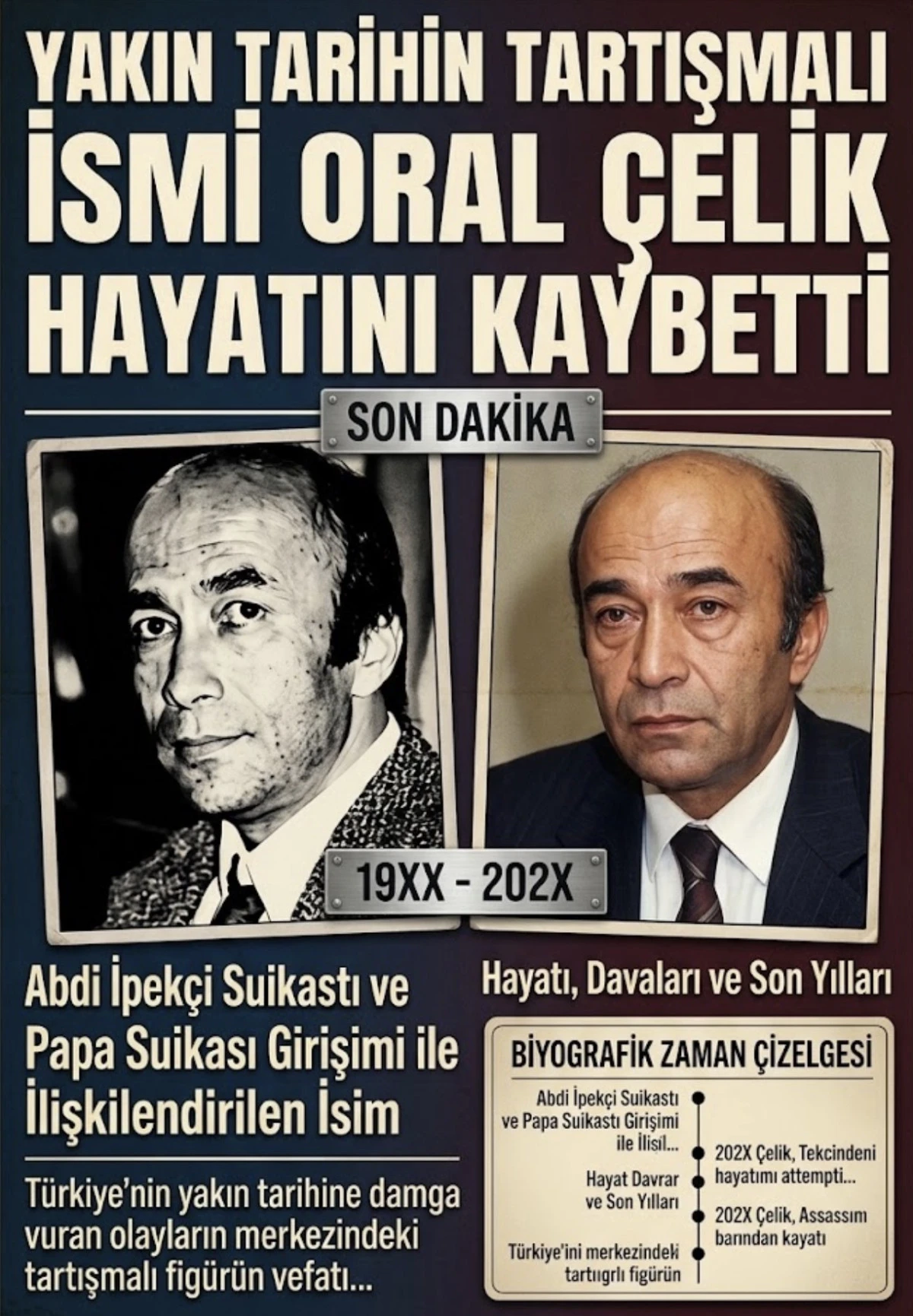 YAKIN TARİHİN TARTIŞMALI İSMİ ORAL &Ccedil;ELİK HAYATINI KAYBETTİ