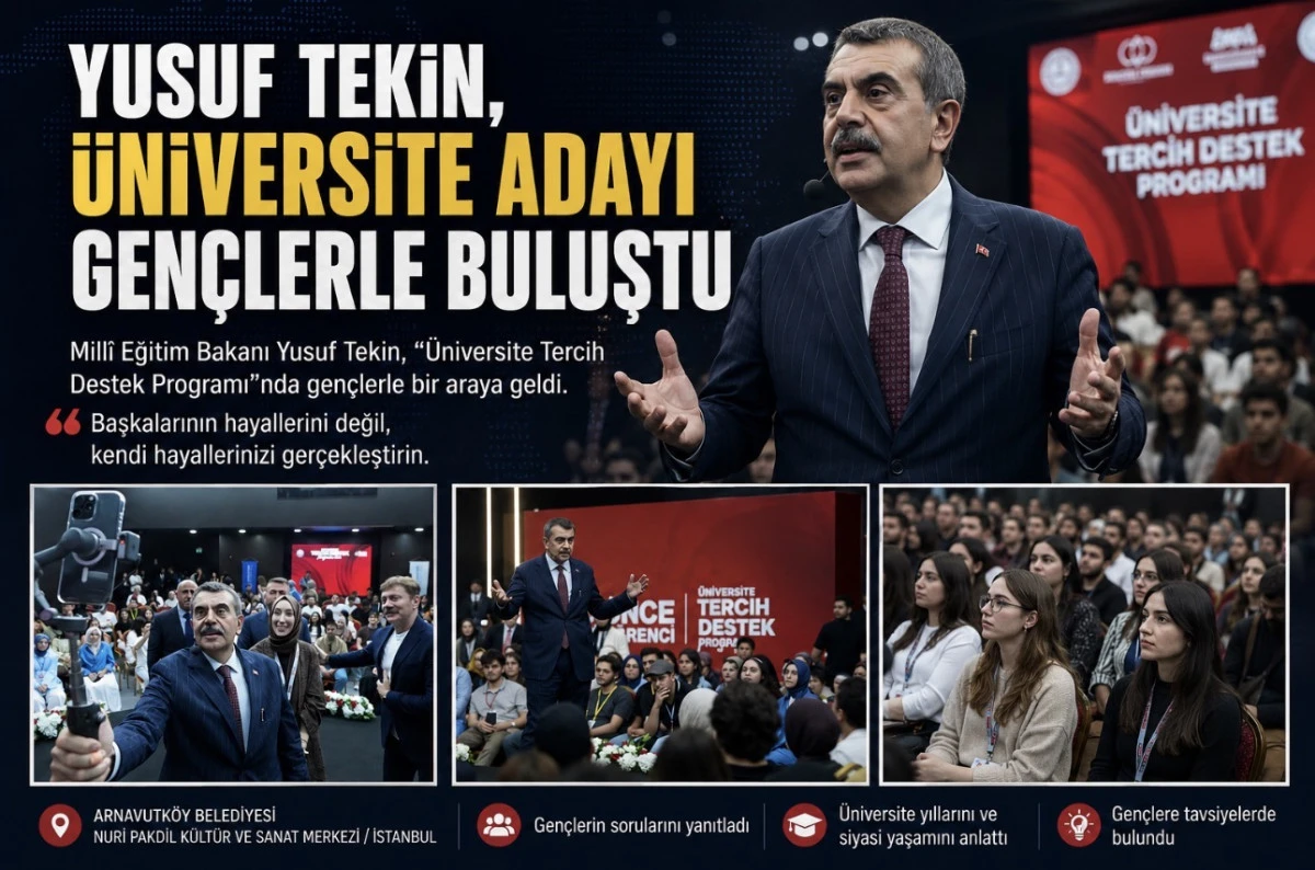 Yusuf Tekin, &Uuml;niversite Adayı Gen&ccedil;lerle Buluştu